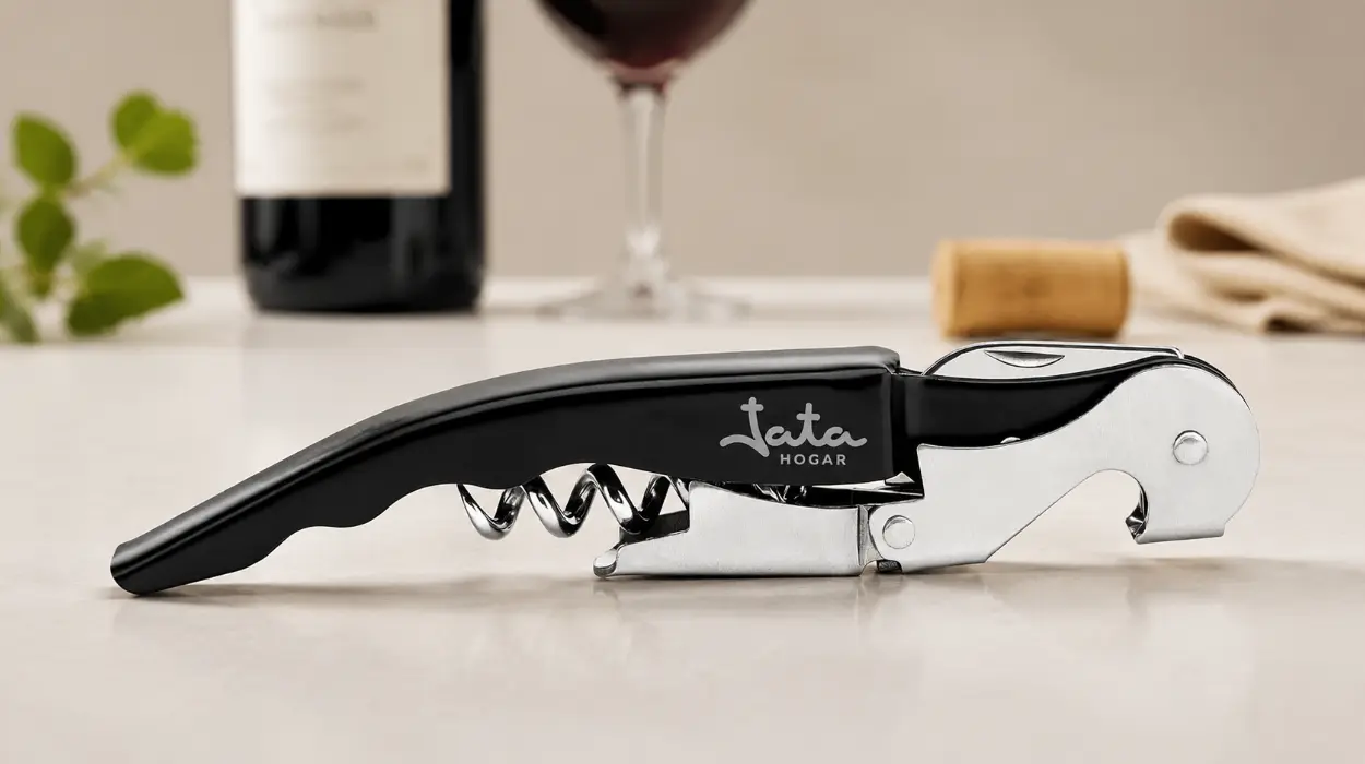 Sacacorchos de vino Jata con abrebotellas y navaja cortacápsulas por sólo 4€ (-52%)