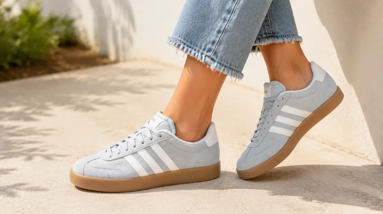 Zapatillas de ante adidas VL Court 3.0 para mujer por sólo 35,95€ con envío gratis (-49%)