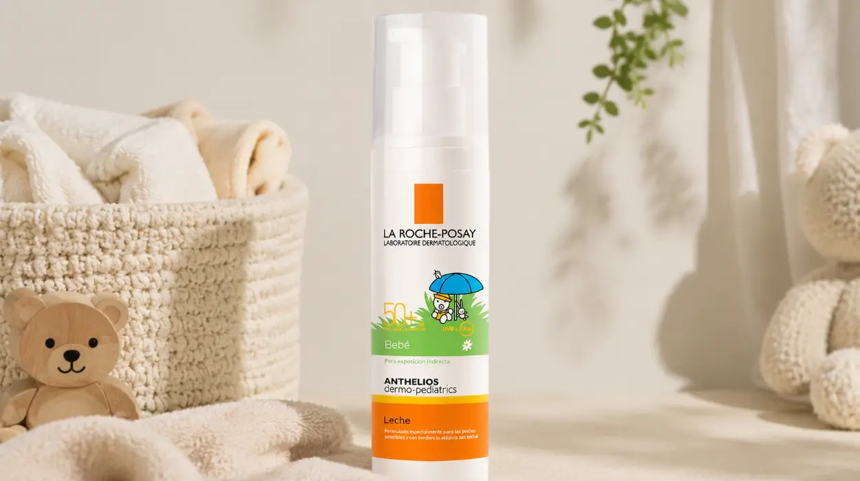 Protector solar para bebé La Roche Posay Anthelios SPF50+ de 50 ml, seguro y resistente por sólo 10,09€ (-70%)