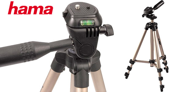Chollo Trípode Hama Star 05 para cámara de fotos o vídeo con rótula 3D por sólo 11,18€ (-34%)