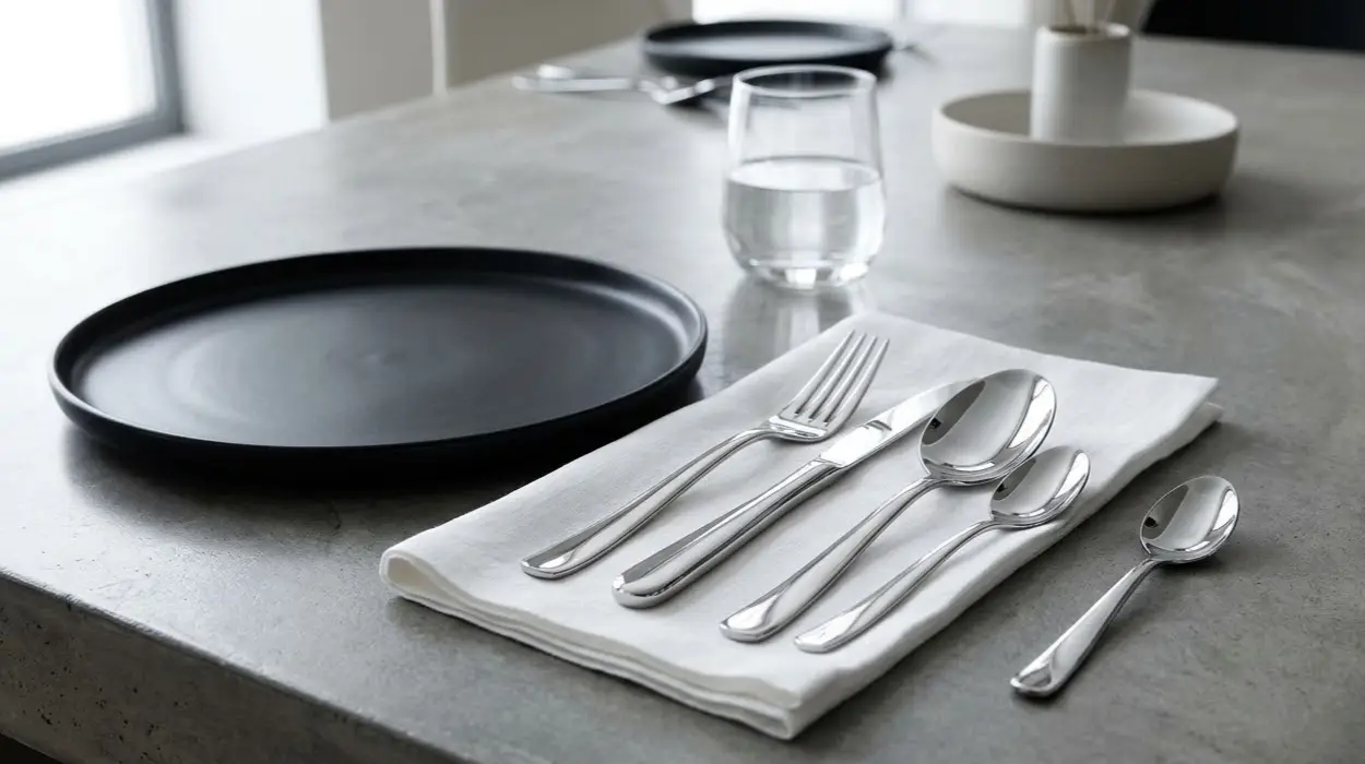 Adiós a los cubiertos viejos: La cubertería completa de BRA en acero 18/10 con cuchillos para carne baja a sólo 33,99€ (-38%)