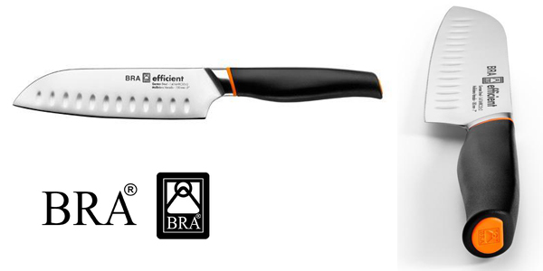 Chollo Cuchillo Santoku Bra Efficient de 130 mm y acero inoxidable por sólo 9,90€ (33% de descuento)