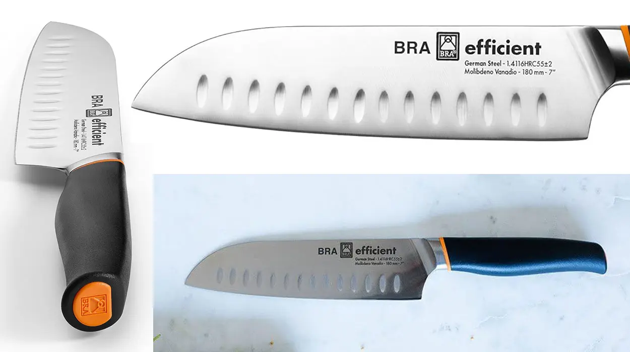 El arma secreta de los chefs japoneses al alcance de tu mano con este cuchillo Santoku BRA, ¡más barato de lo que crees!