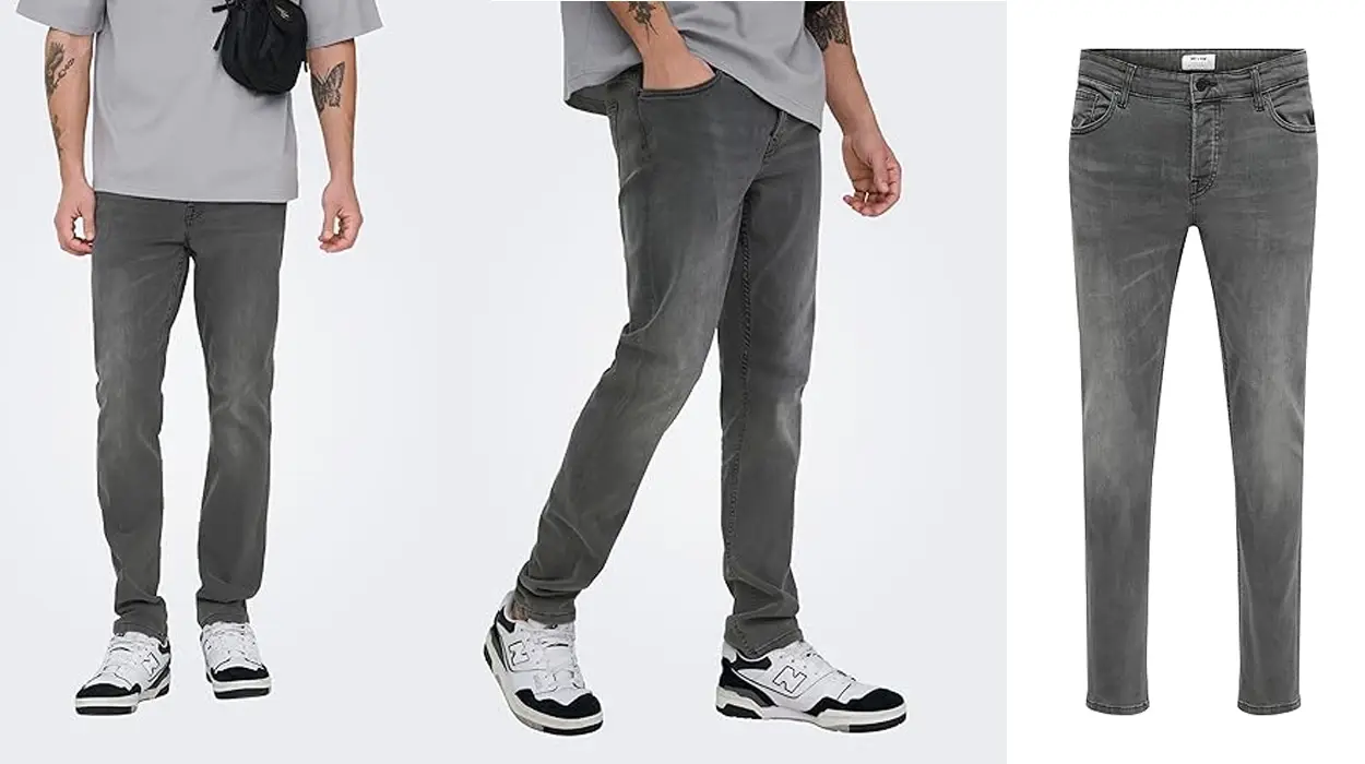 Chollazo Vaqueros Only & Sons Onsloom slim para hombre por sólo 19,99€ (-50%)