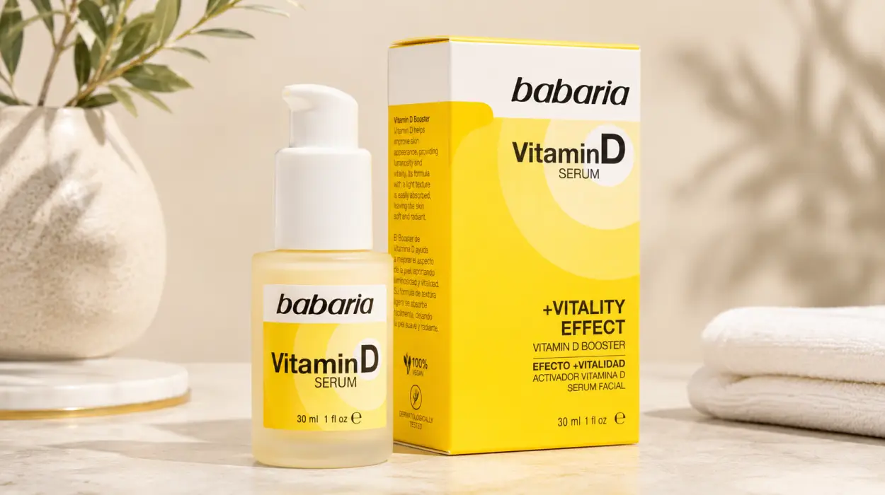 Consigue un efecto revitalizante con el serum facial Babaria, vitaminas D, E y probióticos por sólo 3,99€ (-49%)