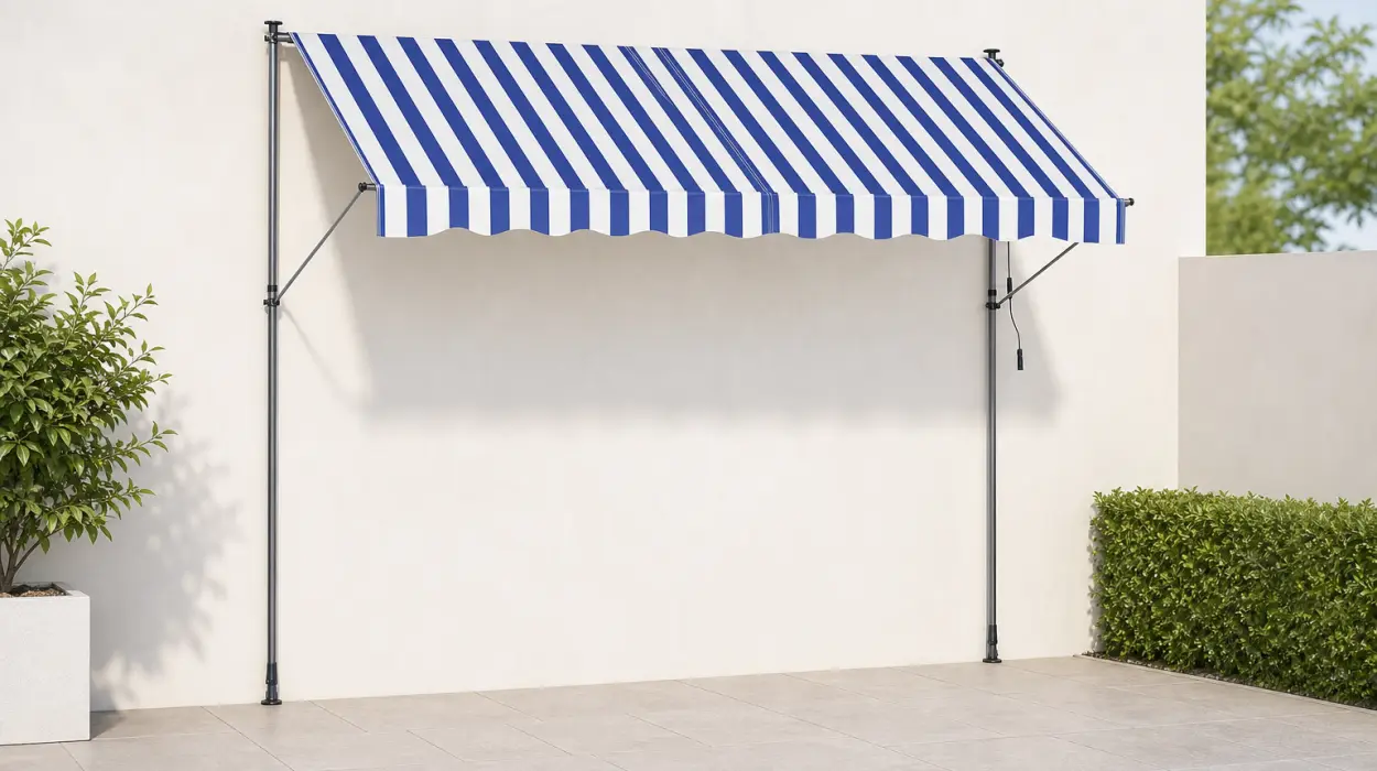 Toldo manual Songmics de 300 x 120 cm, retráctil y regulable en altura con manivela por sólo 63,99€ con envío gratis (-20%)