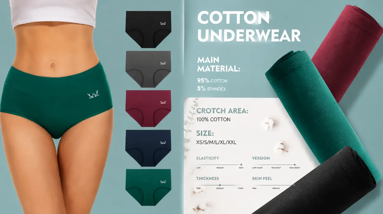 Pack x5 bragas TANSTC de algodón para mujer, elásticas y cómodas por sólo 13,53€ (-41%)