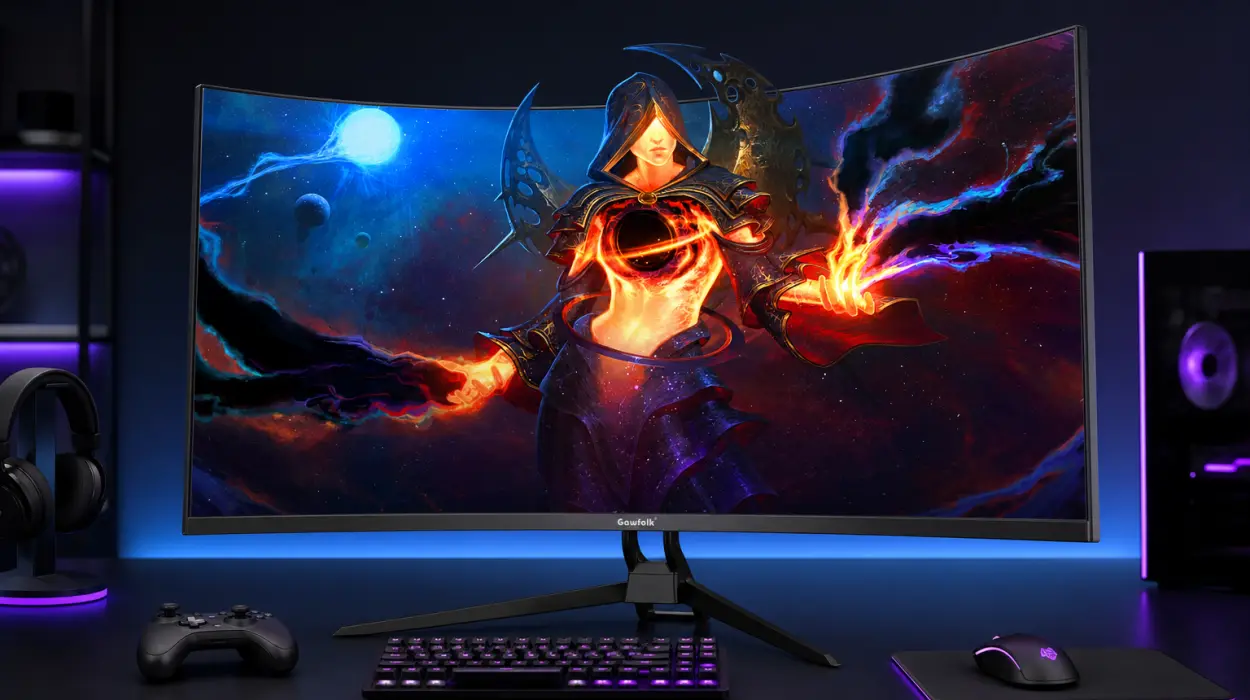 Monitor curvo de 32″ Gawfolk 4K con 160Hz, 1ms, AdaptiveSync y altavoces por sólo 246,92€ con envío gratis (-38%)