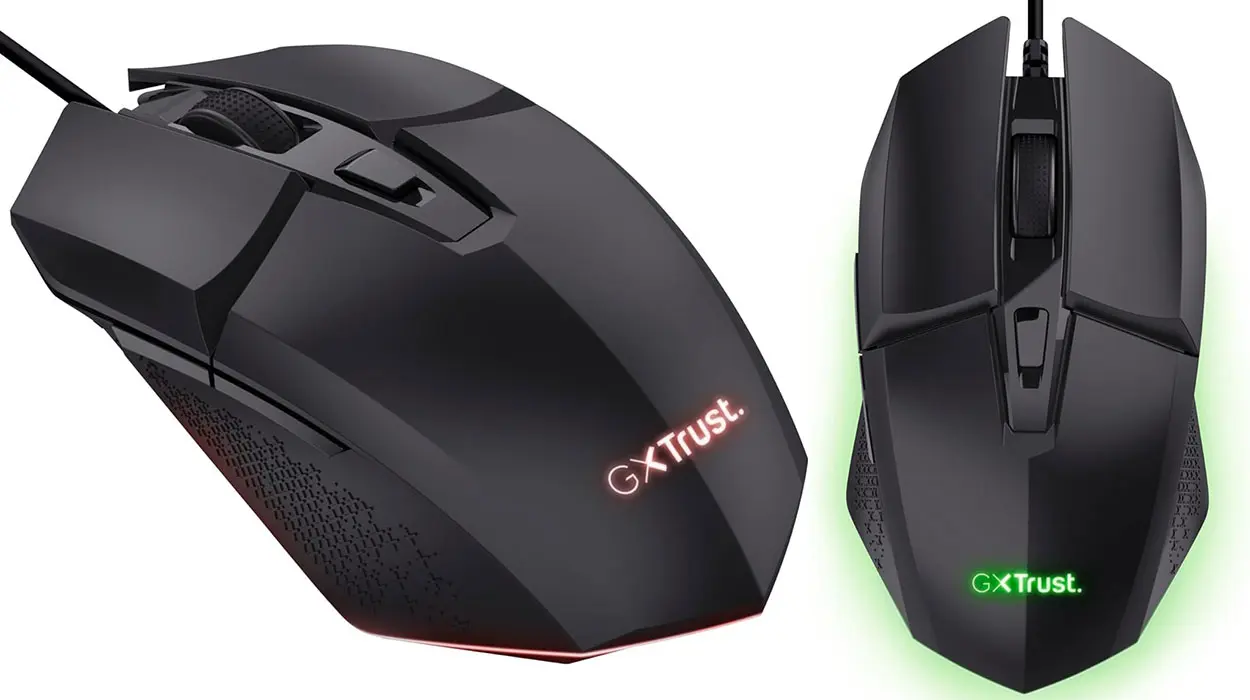 Chollo Ratón gaming GXTrust 1109 Vylax con cable, luz y 6.400 dpi por sólo 9,99€ (-40%)