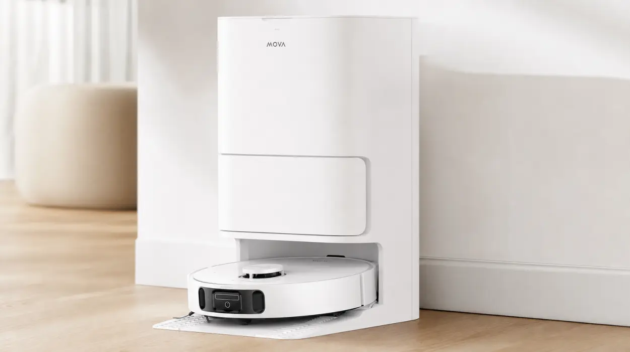 Robot aspirador MOVA E40 Ultra con potente succión de 19.000 Pa, fregado y autovaciado por sólo 299€ con envío gratis (-33%)