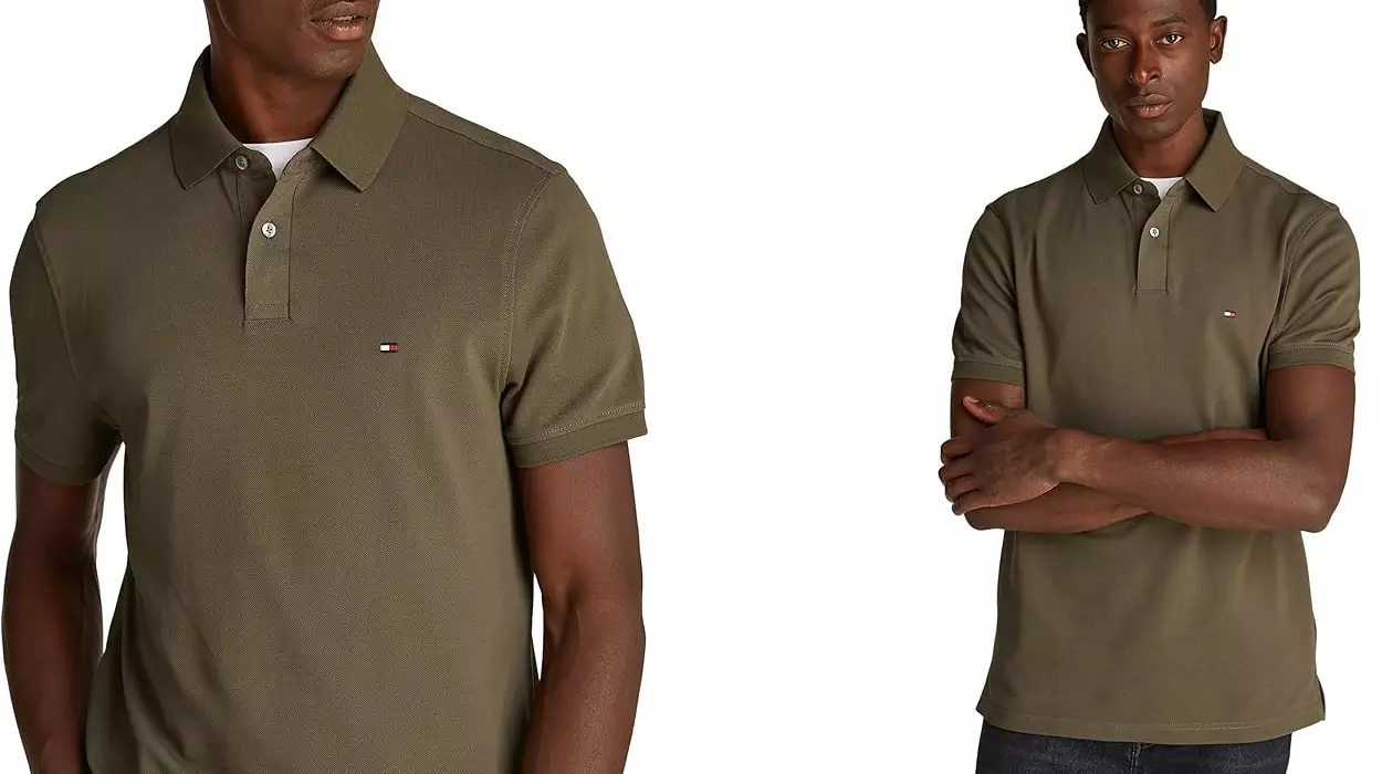 Amazon rebaja un 52% este polo Tommy Hilfiger 1985 en un precioso color kaki platino oliva ¡Al armario!