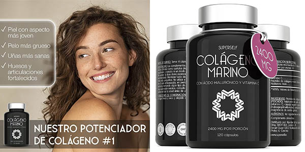 Chollo Bote x120 Comprimidos colágeno marino hidrolizado por sólo 15,43€ (-22%)