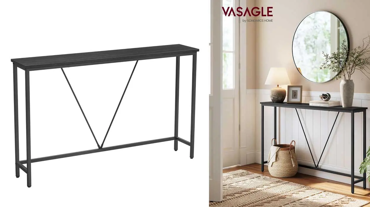 Chollo Mesa consola Vasagle para pasillo por sólo 31,44€ con envío gratis (-15%)