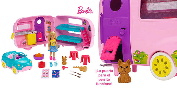 Chollo Barbie Chelsea Muñeca y Su Caravana por sólo 29,99€ con envío gratis (-40%)