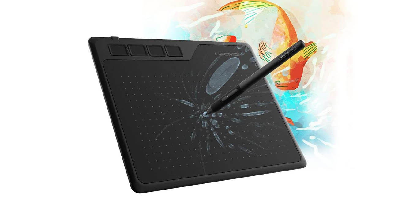 Chollo Tableta gráfica de dibujo GAOMON S620 por sólo 22,51€ (21% de descuento)