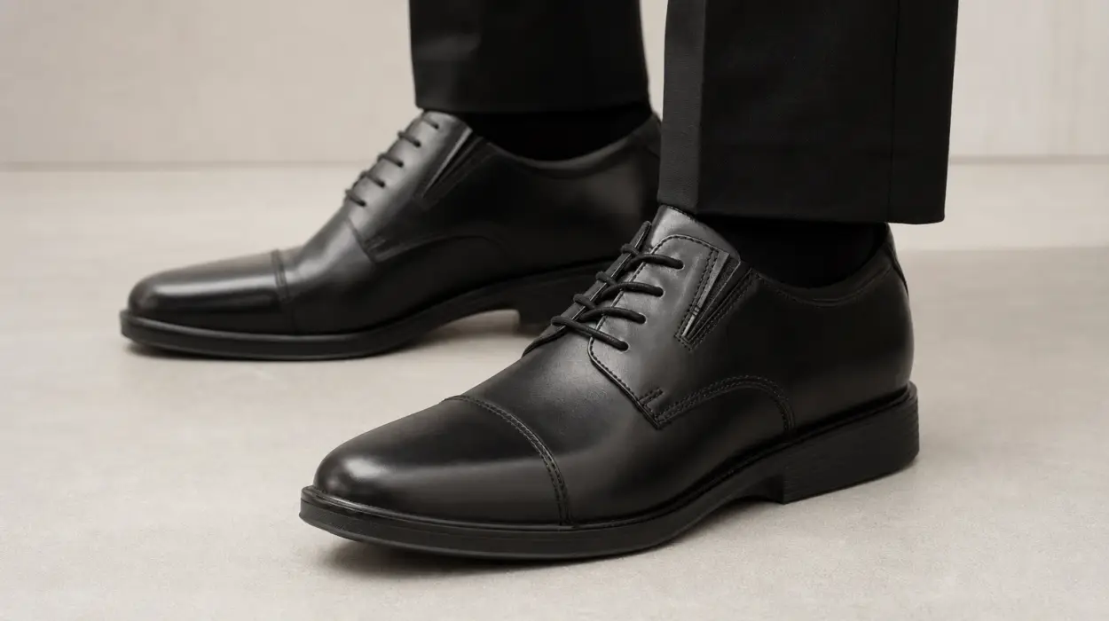 Zapatos Clarks Tilden Cap Oxford de cuero para hombre por sólo 40,08€ con envío gratis (-50%)