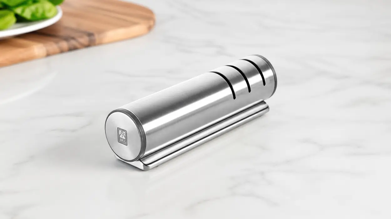 Afilador de cuchillos BRA Signature de acero inoxidable 18/10 por sólo 13,99€ (-30%)