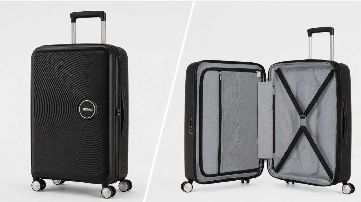 Rebajón en la maleta mediana más valorada: American Tourister Soundbox ligera, resistente y ampliable con un -44% en Amazon