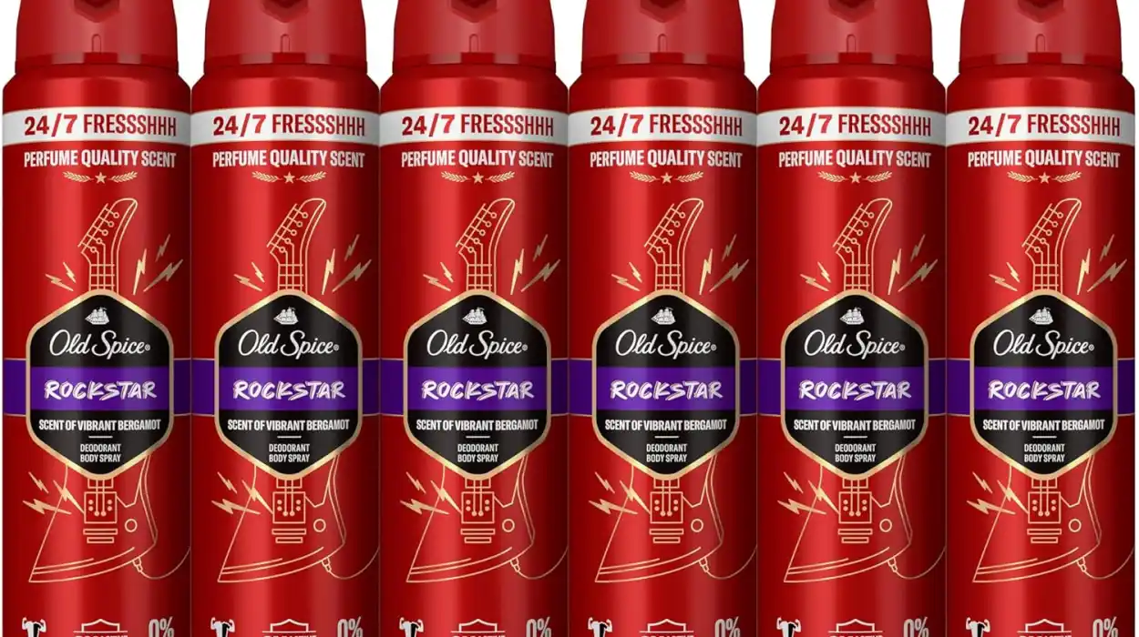Pack x6 desodorantes en spray Old Spice Rockstar sin aluminio para hombre por sólo 15,99€ (-35%)