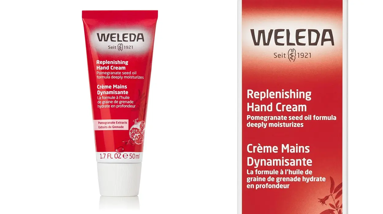 Chollo Crema de manos regeneradora de granada Weleda 50 ml por sólo 5,73€ (-49%)