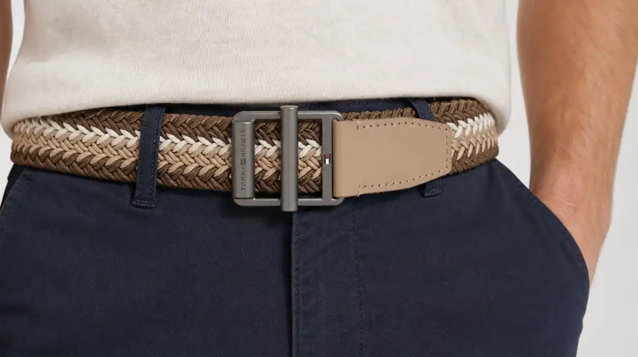 Cinturón Tommy Hilfiger para hombre de 3,5 cm con hebilla de rodillo por sólo 23,95€ (-56%)