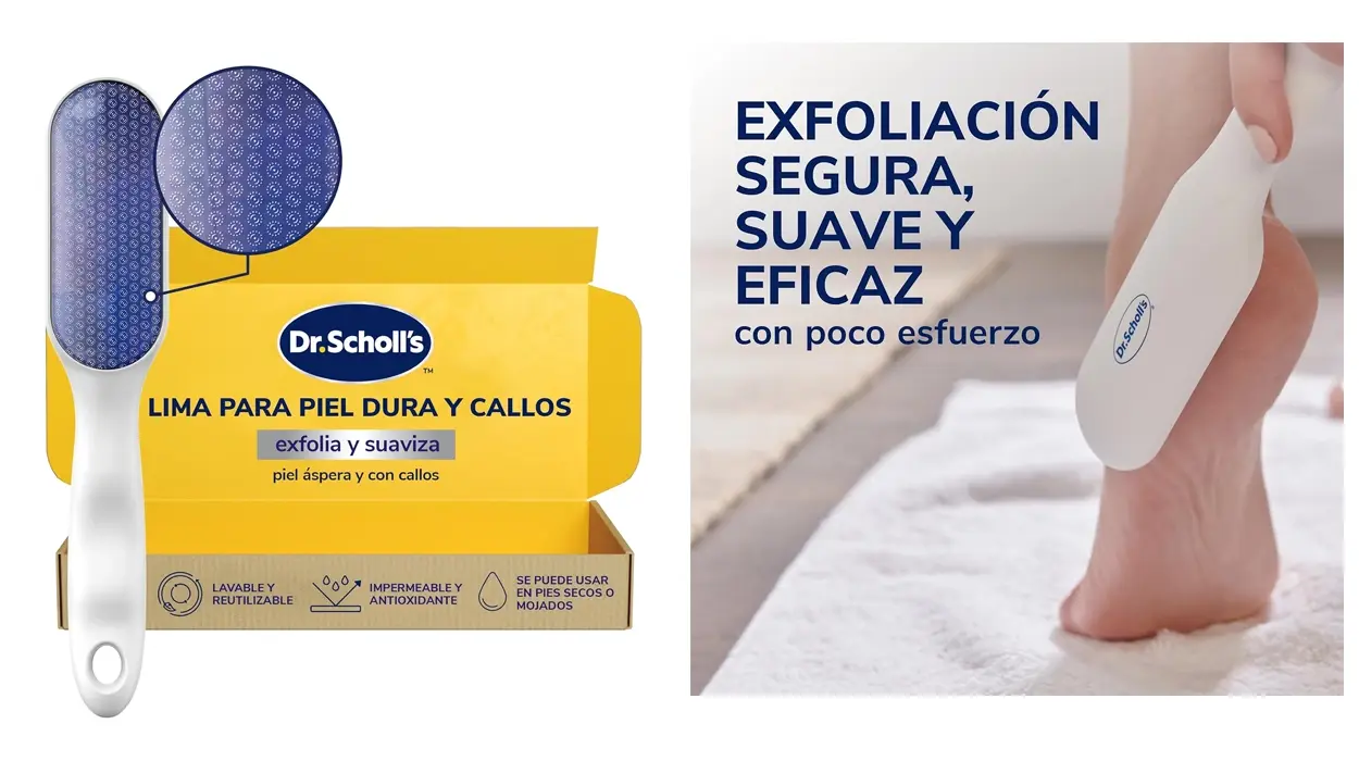 Chollo Lima manual Nano Cristal Scholl para pies por sólo 7,85€ (-21%)