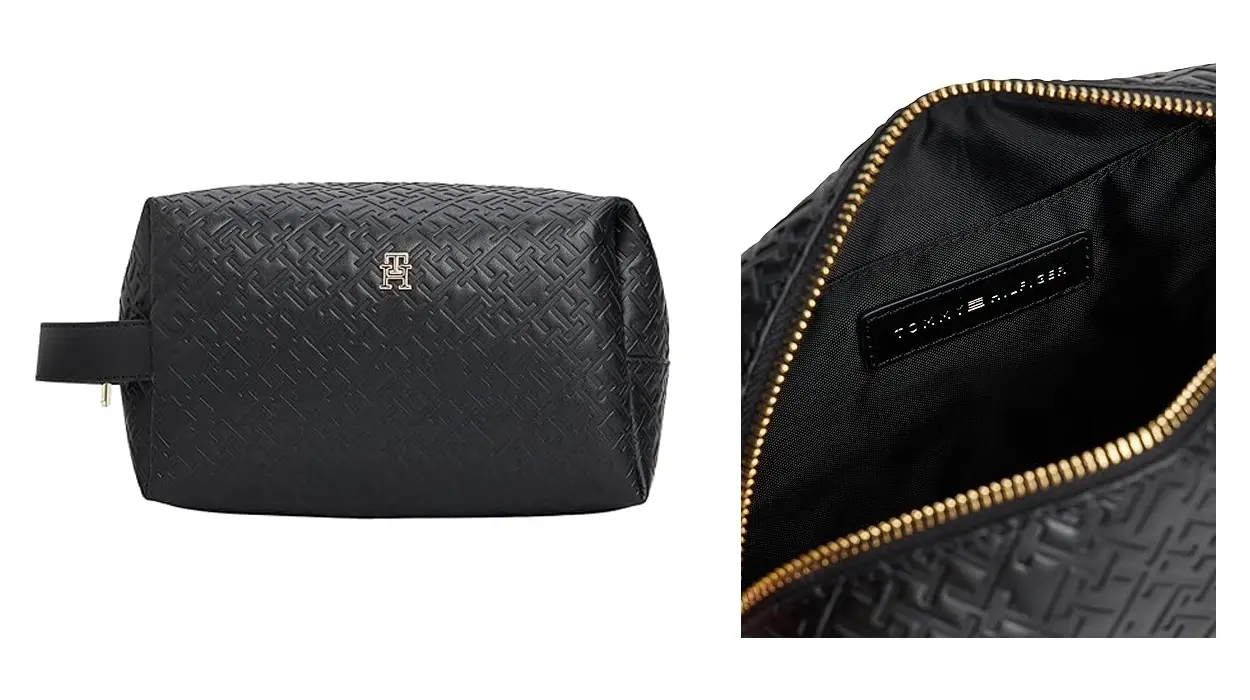 Chollo Neceser Tommy Hilfiger Washbag con logo en relieve para mujer por sólo 40,14€ con envío gratis (43% de descuento)
