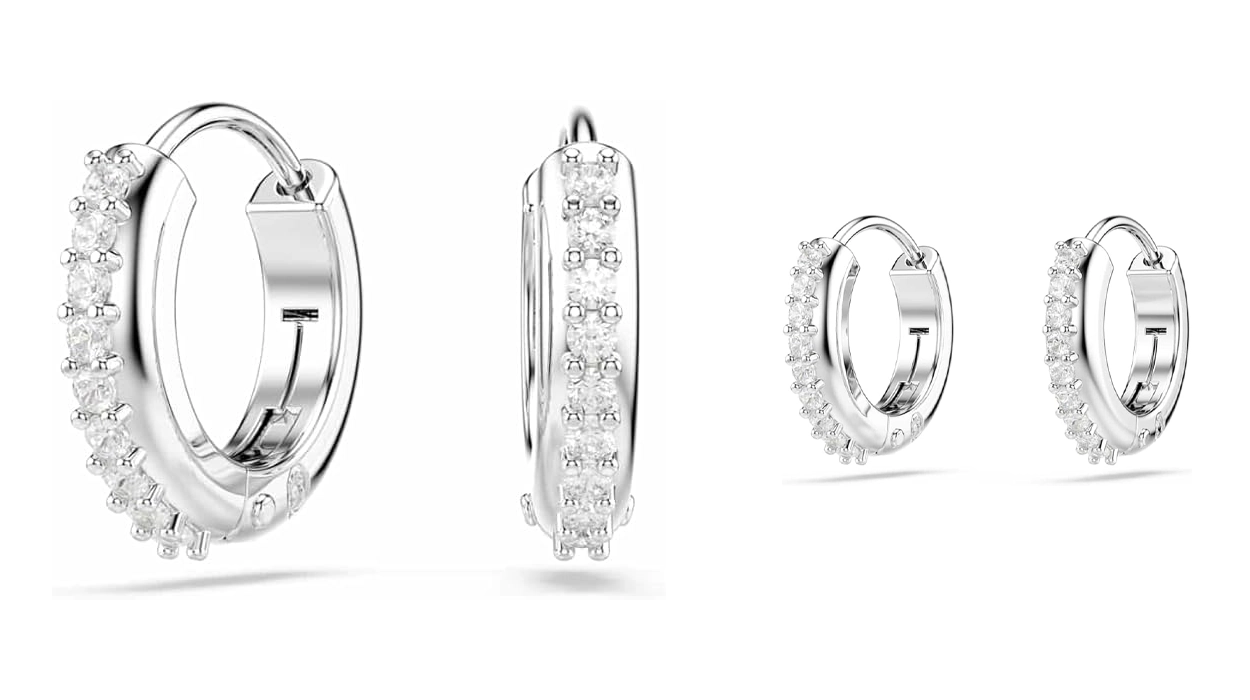 Chollo Pendientes de aro Swarovski Matrix para mujer por sólo 34,91€ con envío gratis (-41%)