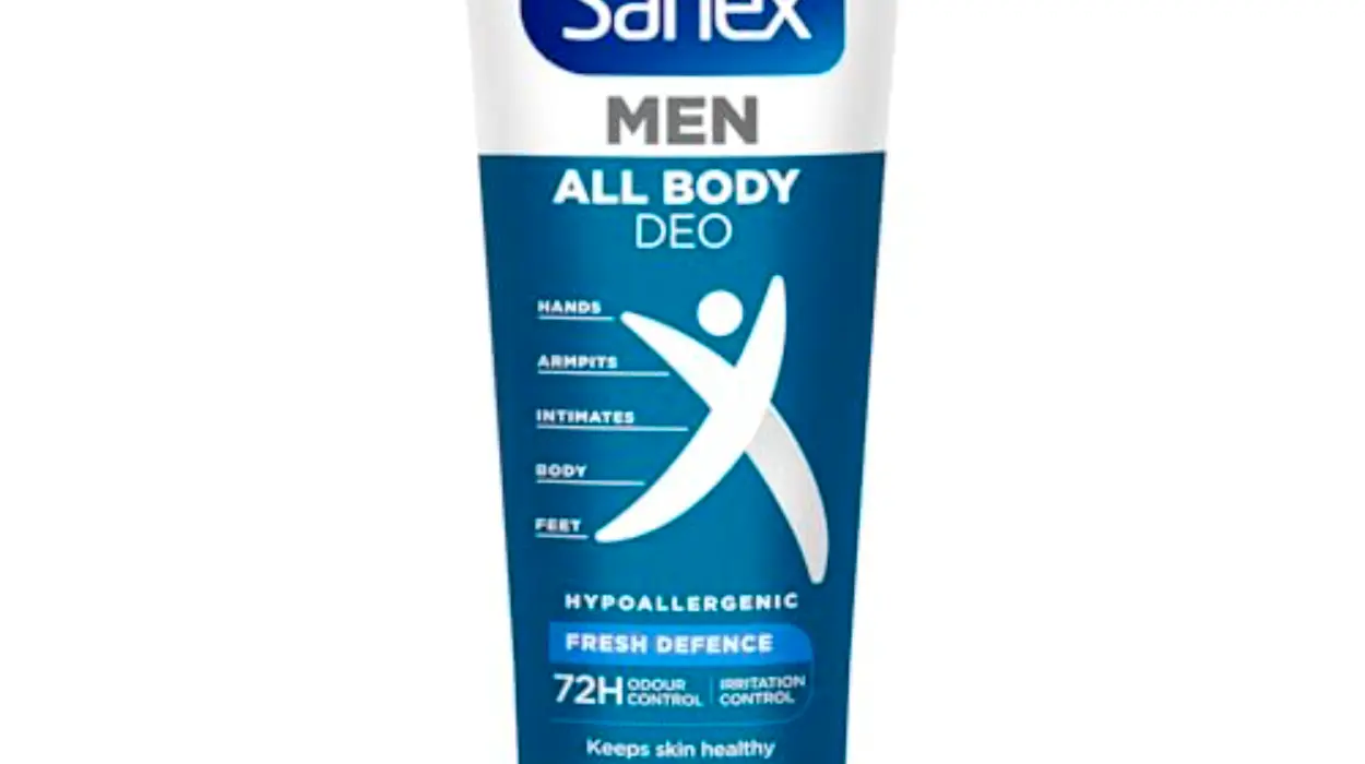 Crema desodorante Sanex Men para Todo el Cuerpo de 75 ml (inclusive pies, axilas, y zonas íntimas) por sólo 2,84€ (-43%)