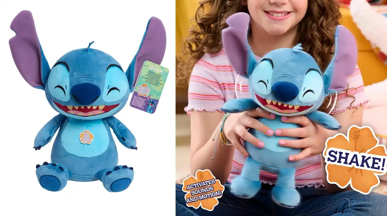 Chollazo Peluche interactivo Just Play Stitch Crack Me Up con sonidos y movimiento por sólo 23,30€ ¡42% de descuento!