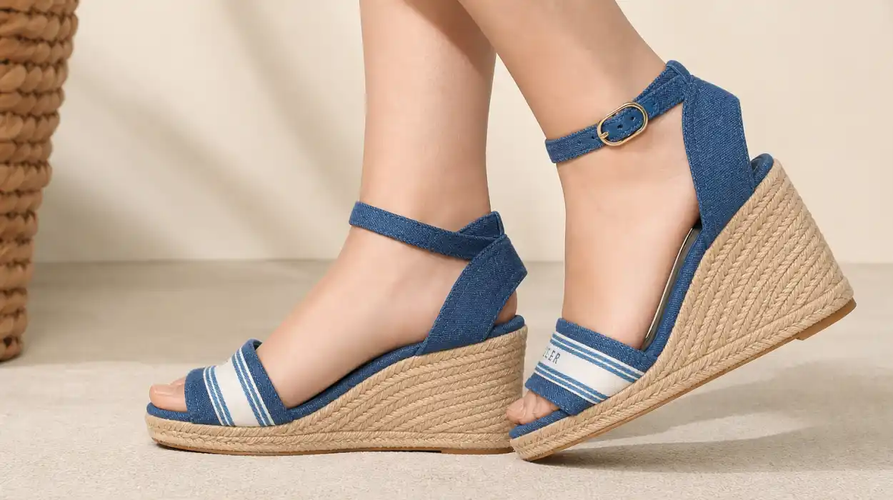 Alpargatas de cuña alta Tommy Hilfiger para mujer por sólo 39,56€ con envío gratis (-56%)