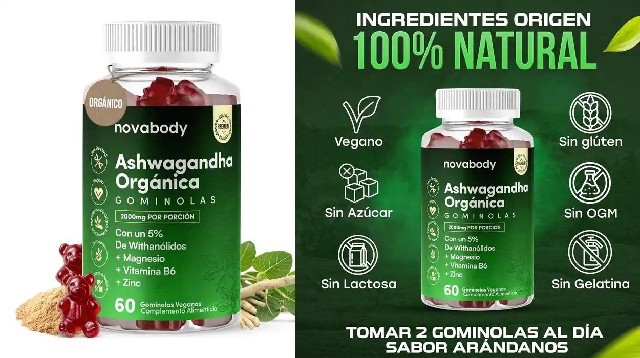 Ayuda al bienestar de tu organismo y a tu relajación diaria: estas gominolas de Ashwagandha no pueden faltar en tu ruina