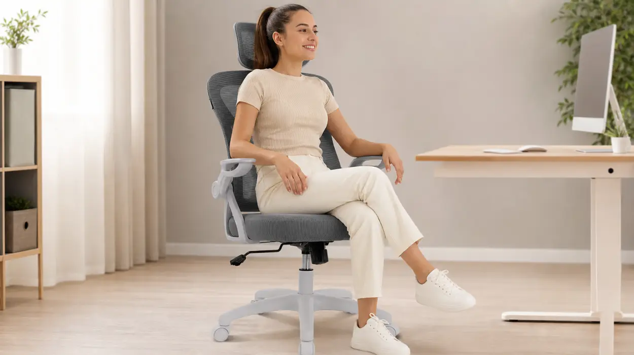 Silla de escritorio DRIFT DRAIR35 ergonómica, reclinable y con reposabrazos abatibles por sólo 56,24€ con envío gratis (-44%)