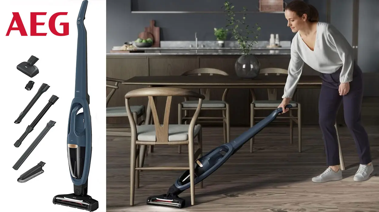Chollo Aspiradora inalámbrica AEG QX7 con 50 minutos de autonomía por sólo 159€ con envío gratis (-47%)