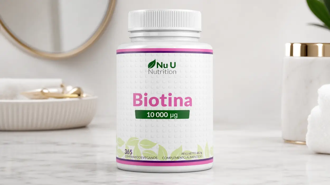 Biotina Nu U Nutrition: 365 comprimidos de 10.000 mcg para todo el año por sólo 13,98€ (-30%)