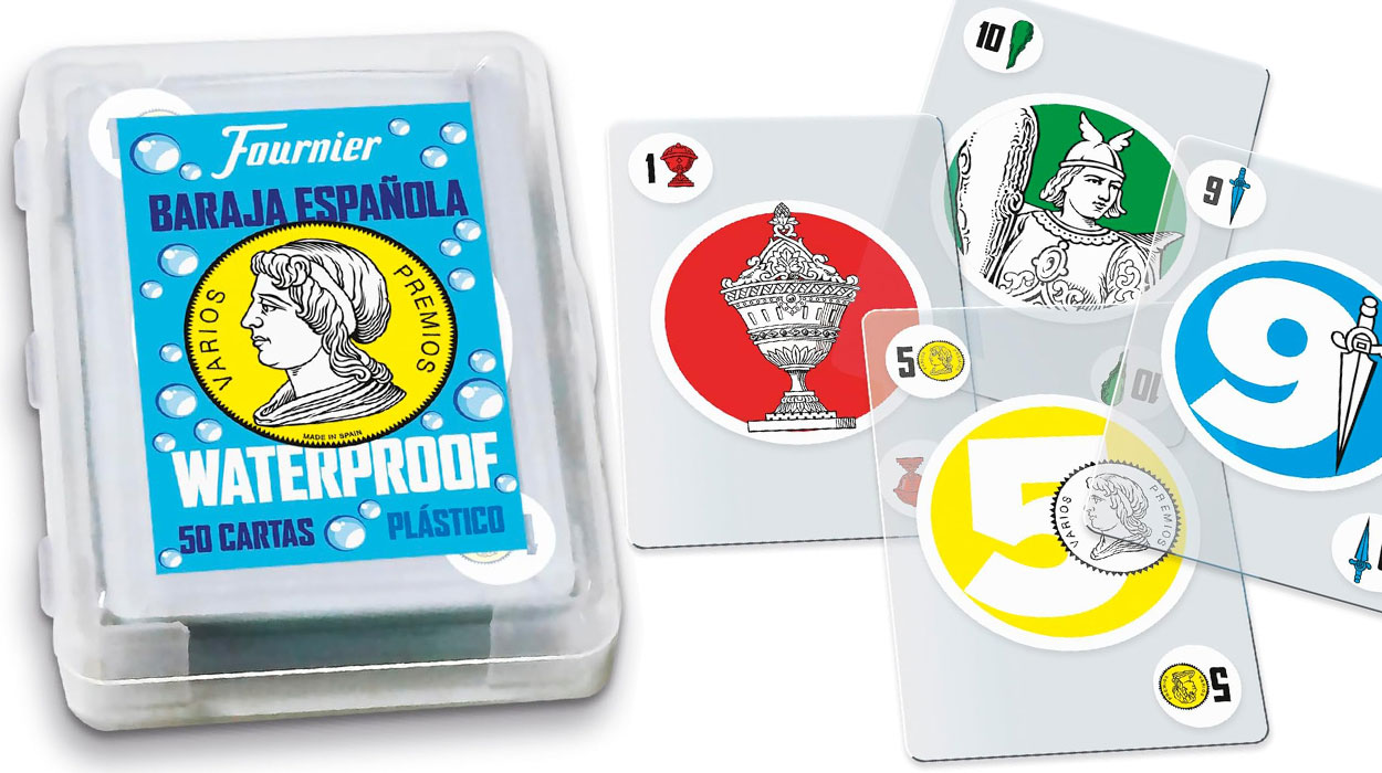 Chollo Baraja de cartas española impermeable Fournier por sólo 5,99€