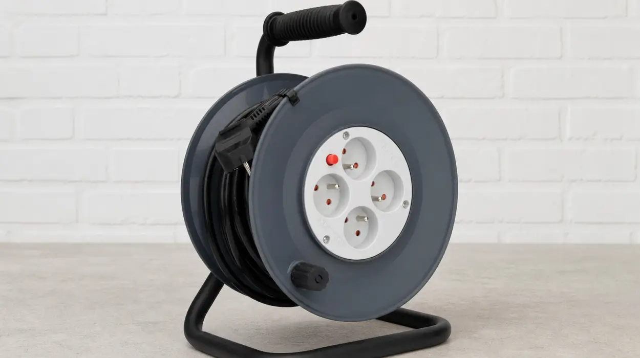 Carrete alargador de enchufe Zenitech de 25 m con 4 tomas y disyuntor por sólo 30,79€ con envío gratis (-27%)