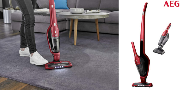 Chollo Aspiradora escoba sin cable AEG CX7-2-45AN de 18V con cepillo para mascotas por sólo 129€ (52% de descuento)