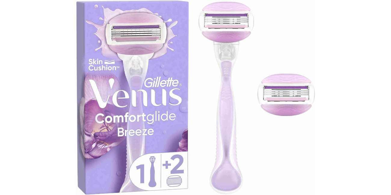 Chollo Maquinilla Gillette Venus ComfortGlide Breeze + 2 recambios por sólo 6€ (-45%) ¡Bajan más!