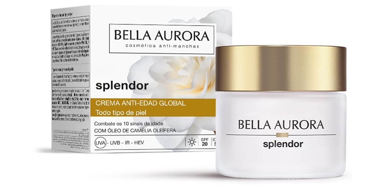Chollo Crema facial anti-edad de día Bella Aurora Splendor10 para piel madura por sólo 23,37€ (37% de descuento)