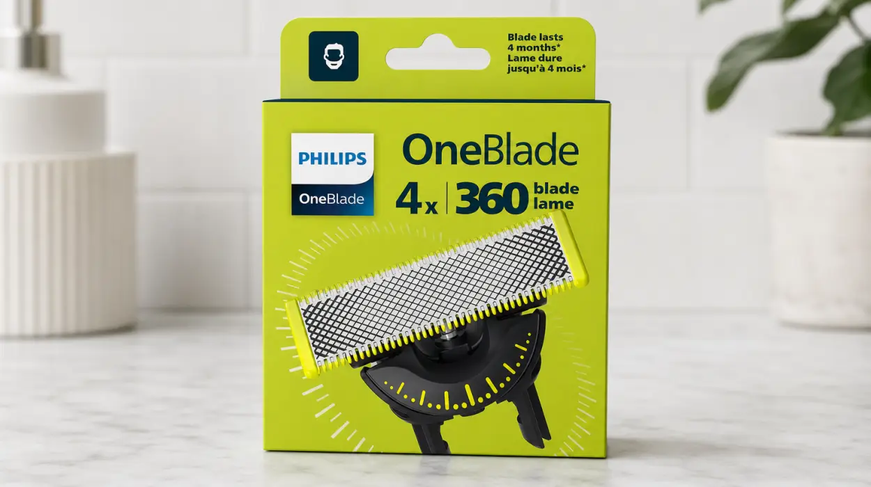 Pack x4 Cuchillas Philips OneBlade 360, compatibles con todos los mangos por sólo 32,99€ con envío gratis (-31%)