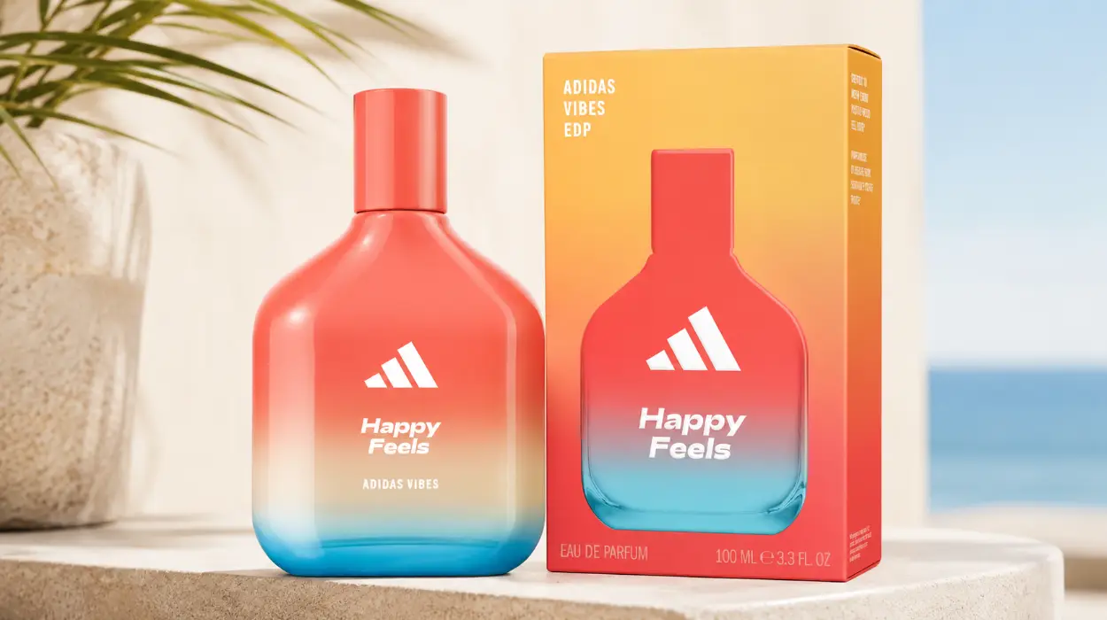 Eau de Parfum Adidas Vibes Happy Feels de 100 ml con notas de pomelo y jazmín por sólo 9,82€ (-51%)