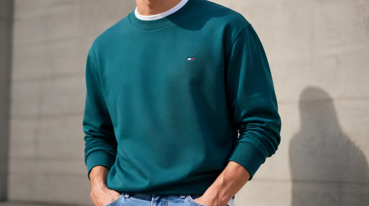 Sudadera Tommy Jeans Reg Flag Crew para hombre por sólo 34€ con envío gratis (-51%)