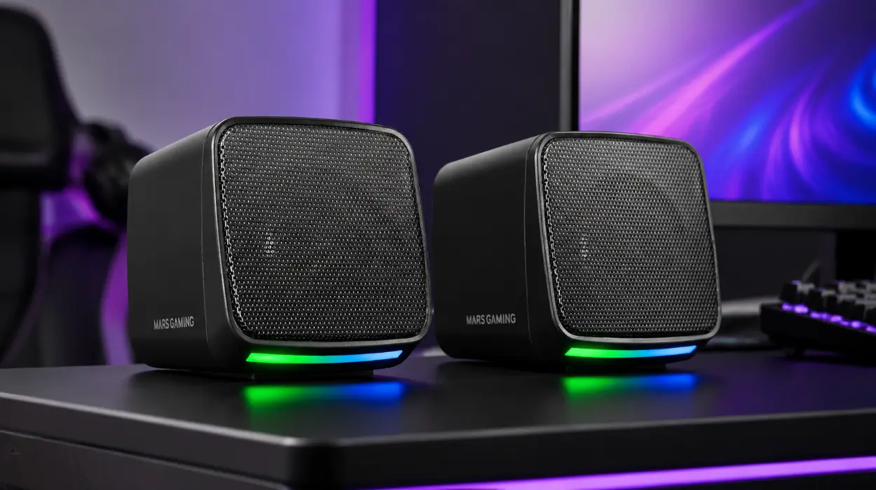 Altavoces Mars Gaming MS-Pro compactos de 10 W con iluminación RGB Flow por sólo 7,50€ (-5%)