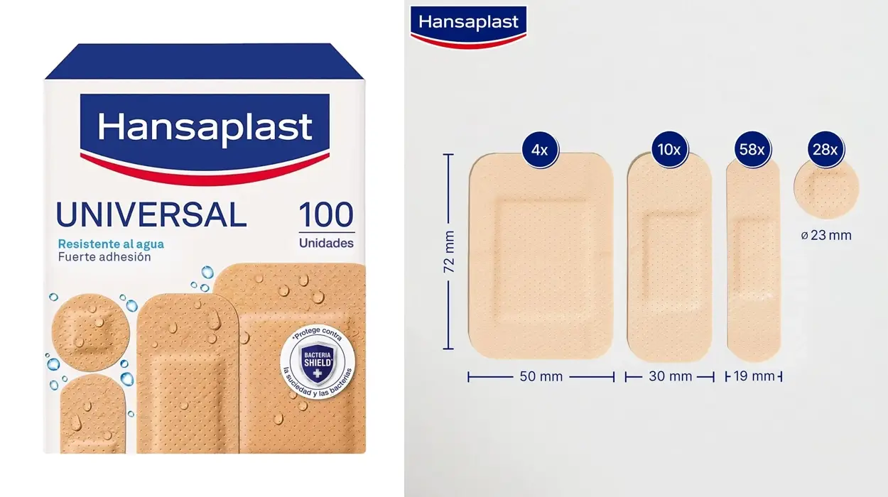 Chollo Pack de 100 apósitos Hansaplast Universal en varios tamaños por sólo 4,99€ (-23%)