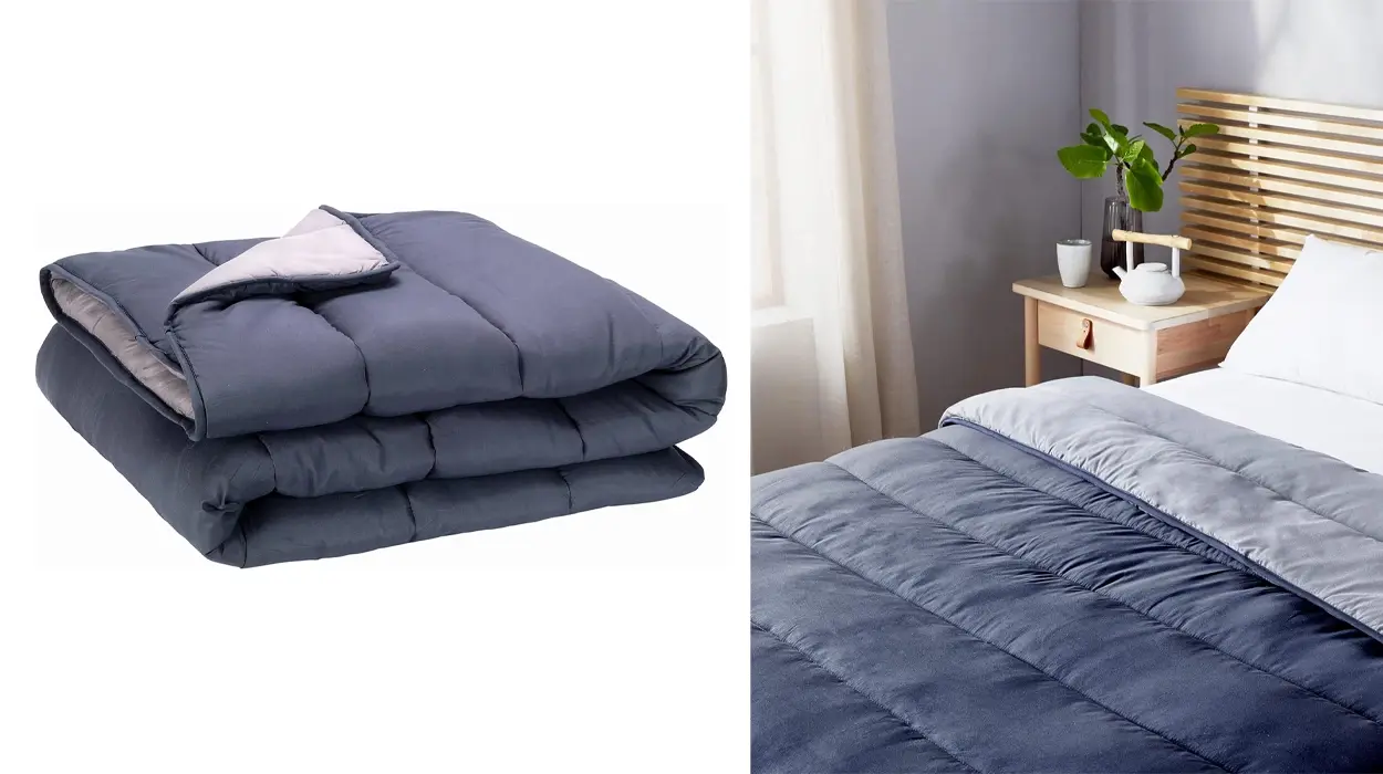 Chollo Relleno nórdico reversible Pikolin Home de fibra 300 g para cama de 150 cm por sólo 43,90€ con envío gratis (-48%)