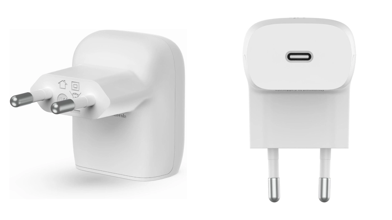 Un cargador pequeño pero potente: Belkin USB-C de 20W con Power Delivery y PPS por sólo 9,99€ (44% de descuento)