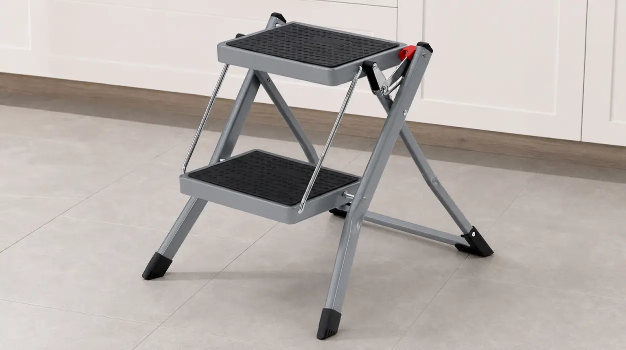 Escalera Songmics plegable de 2 peldaños con asa por sólo 16,83€ (-44%)