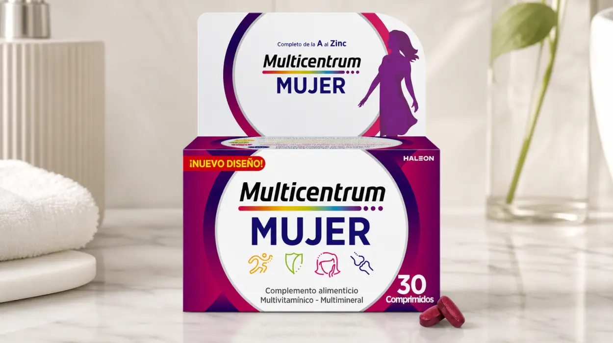 Multicentrum Mujer: multivitamínico con 30 comprimidos por sólo 8,59€ (-39%)