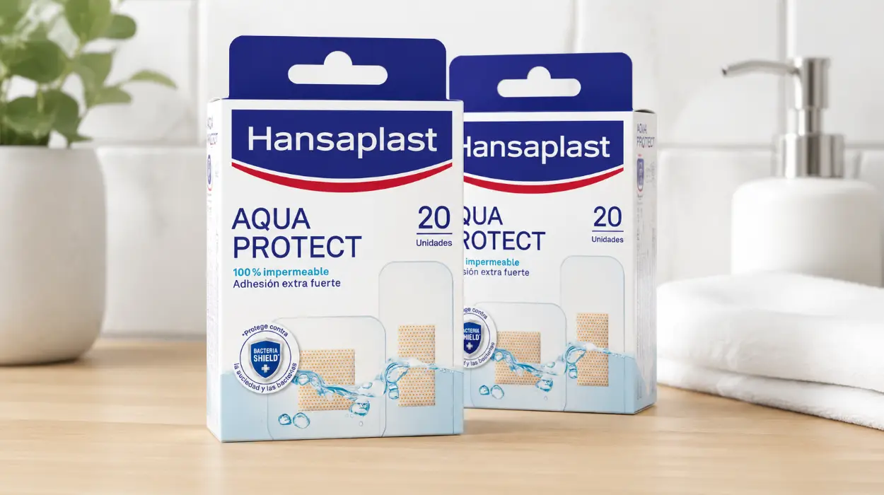 Pack x2 Apósitos Hansaplast Aqua Protect impermeables para heridas (40 unidades) por sólo 3,37€ (-33%)